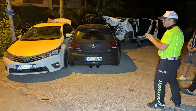 Alkollü Sürücü Sokağı Korkunç Bir Kaza ile Harekete Geçirdi