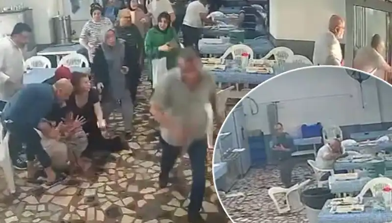 Yemekhanede Deprem Anı: Farklı Tepkilerle Karşılanan Sarsıntı