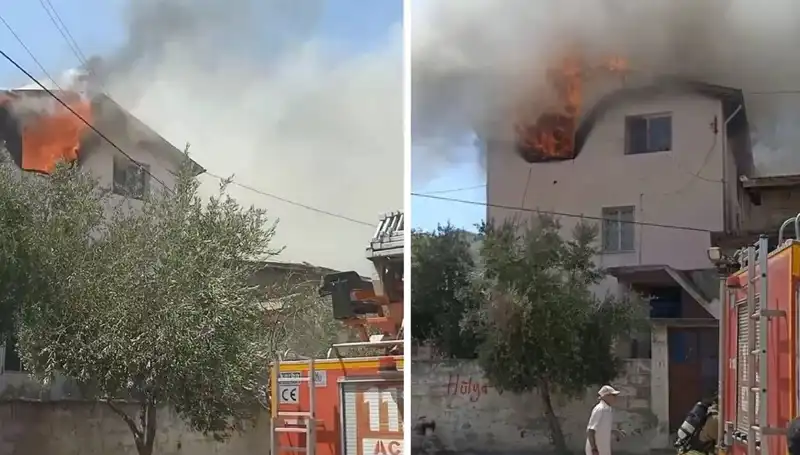 Hatay'da Ev Yangını: Üç Yaşındaki Çocuk Hastaneye Kaldırıldı
