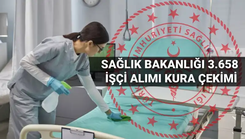 Sağlık Bakanlığı 2025: 3.658 İşçi Alımı Kura Tarihi Açıklandı!