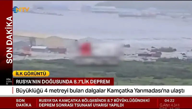 Kamçatka Kıyılarında Tsunami Tehlikesi: İlk Dalga Geliyor