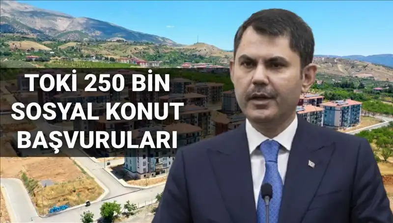 TOKİ 250 Bin Sosyal Konut Başvuruları için Heyecanlı Bekleyiş: Tarih Açıklandı!