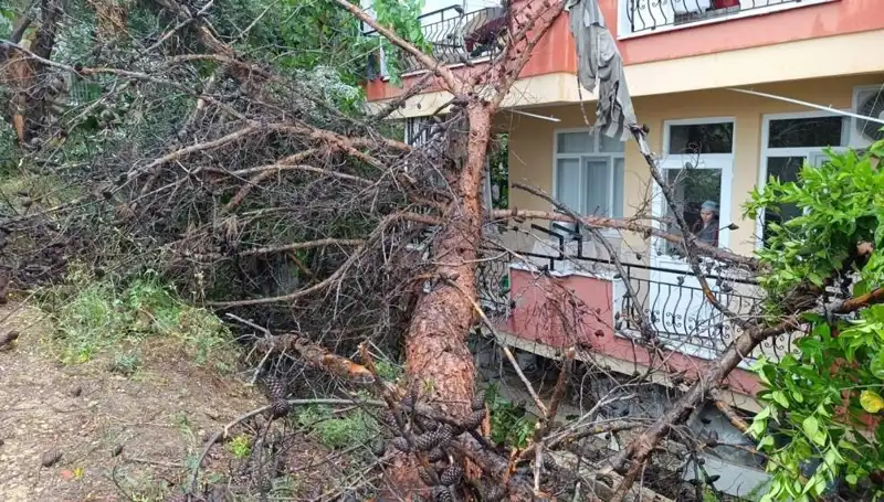 Günlerdir Süren Yağmur, İki Katlı Bina İçin Sonunuz Oldu