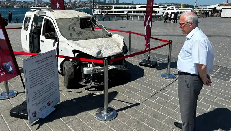 15 Temmuz Darbe Girişimine Ait Tank İzleri: Otomobil Sergisi Açıldı